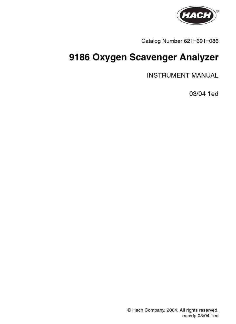Hach 9186 User manual