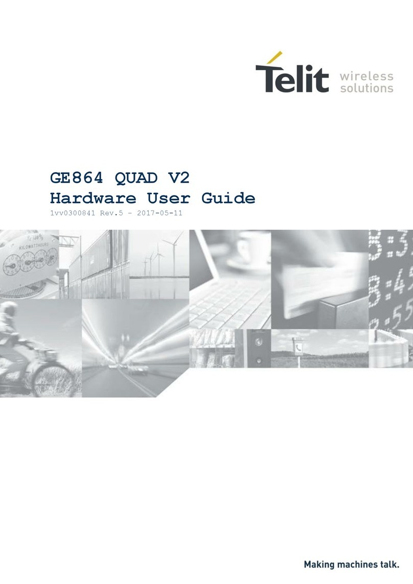 Telit Wireless Solutions GE864 DUAL V2 Installation manual