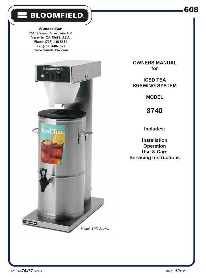 Bloomfield 8740 owner's manual