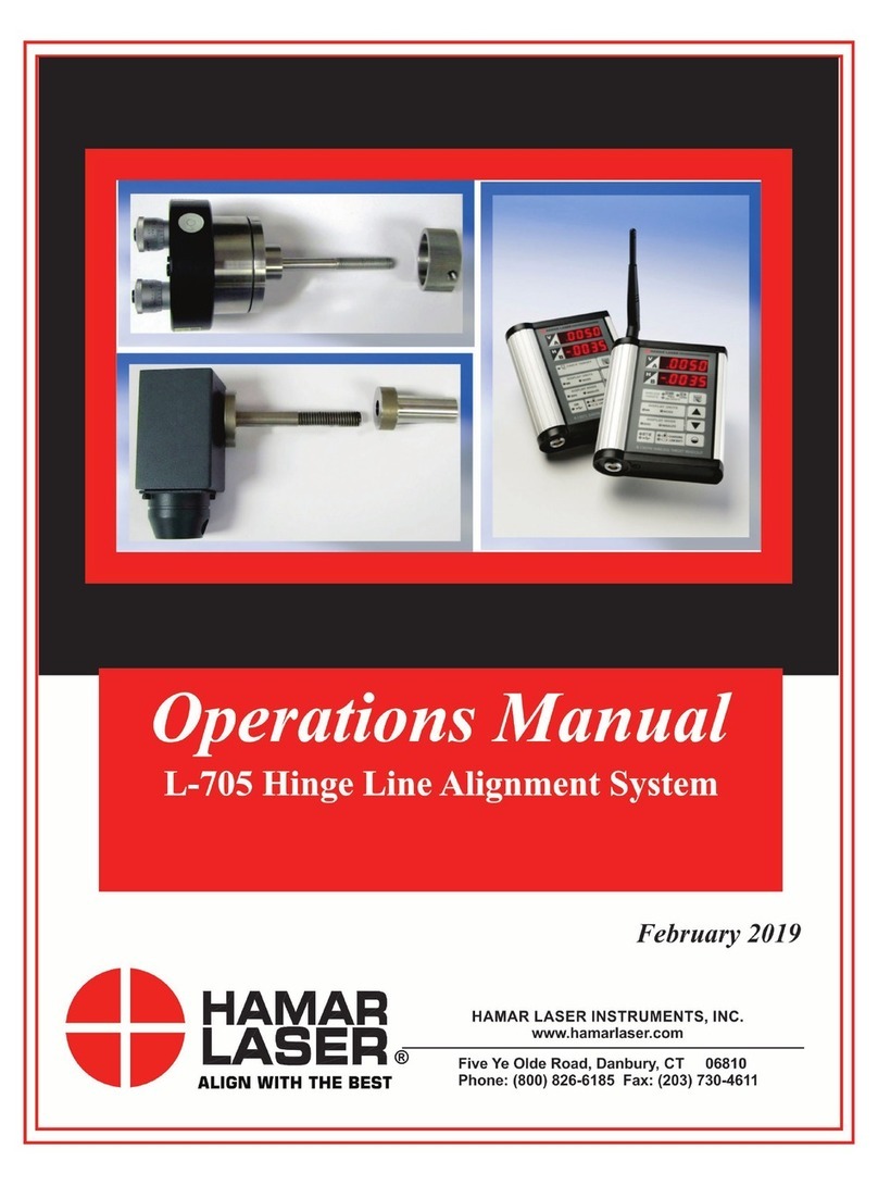 HAMAR LASER L-705 Operation manual