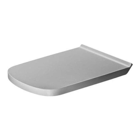 DURAVIT DuraStyle 0062310000 Mounting instructions