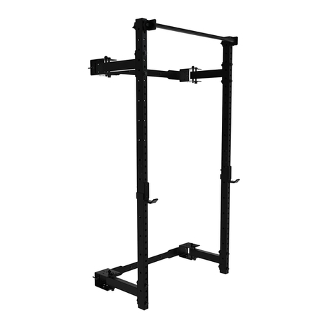 PRx Performance Profile PRO Squat Rack with Pull-Up Bar 96" User manual PRx Performance Profile PRO Squat Rack with Pull-Up Bar 96" User manual