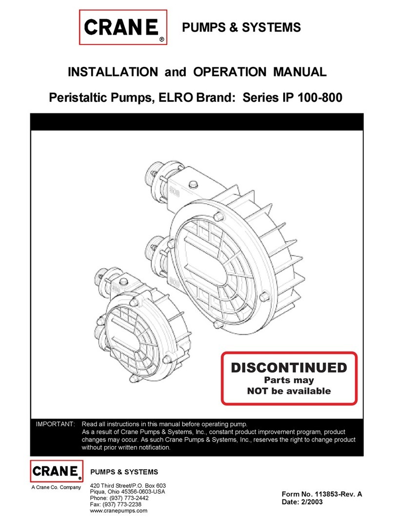 Crane ELRO IP 100 Installation and operation manual Crane ELRO IP 100 Installation and operation manual