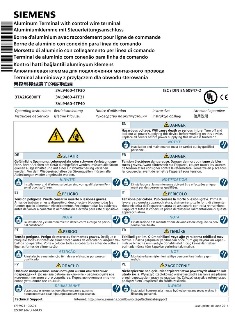 Siemens 3TA2JG600PT User manual