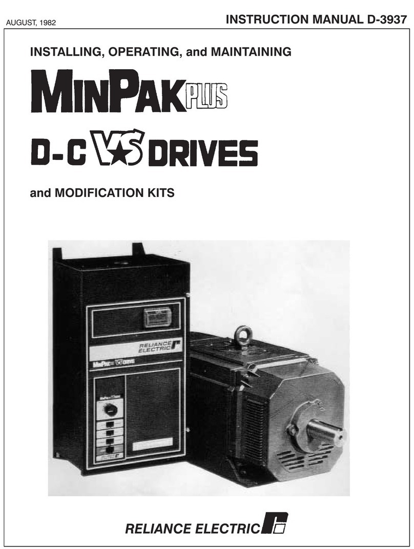 Reliance electric MinPak Plus User manual