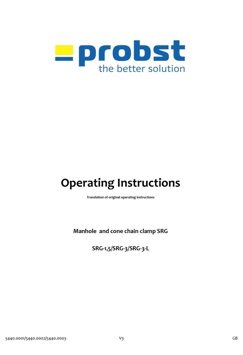 probst SRG Series User manual