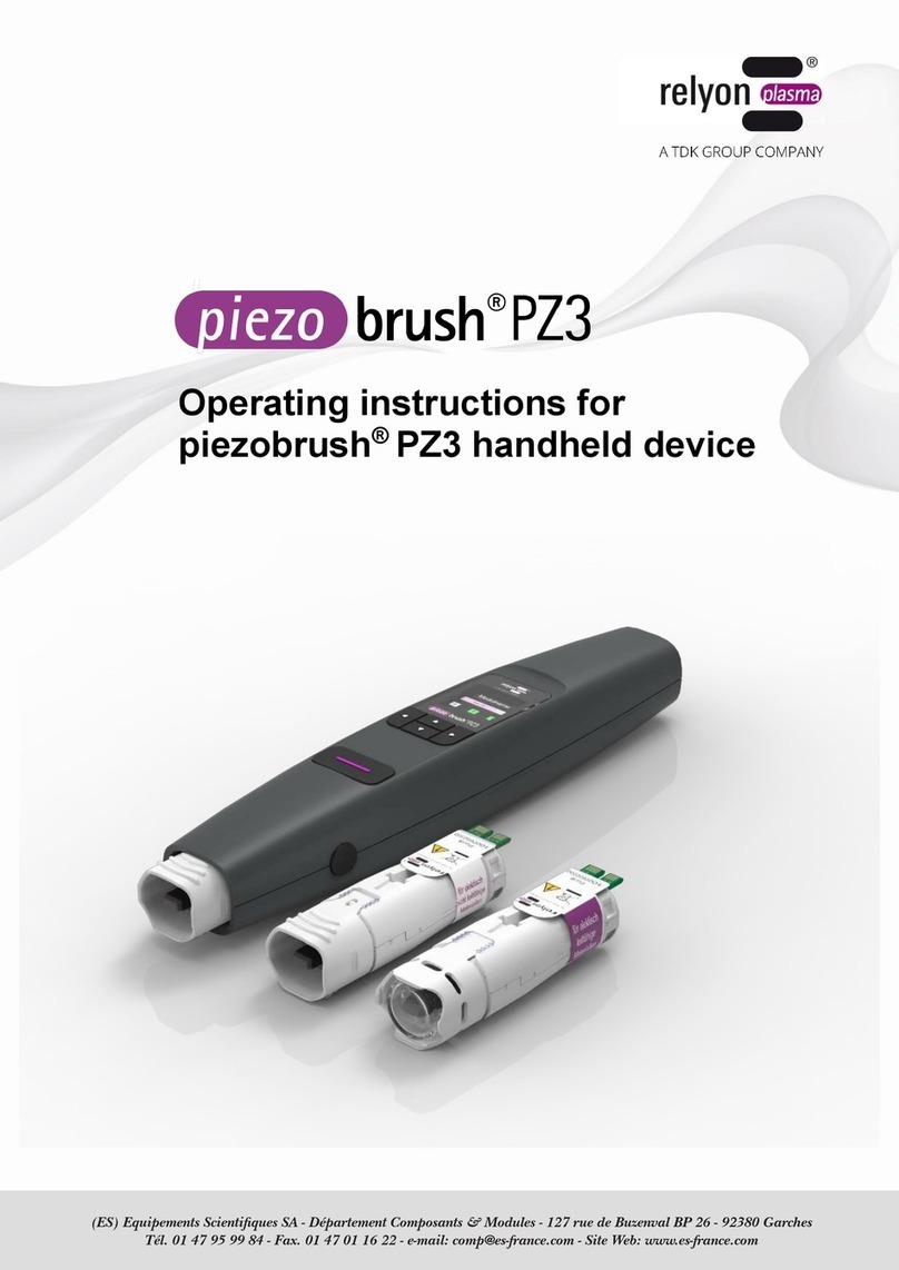 TDK reylon plasma piezobrush PZ3 User manual