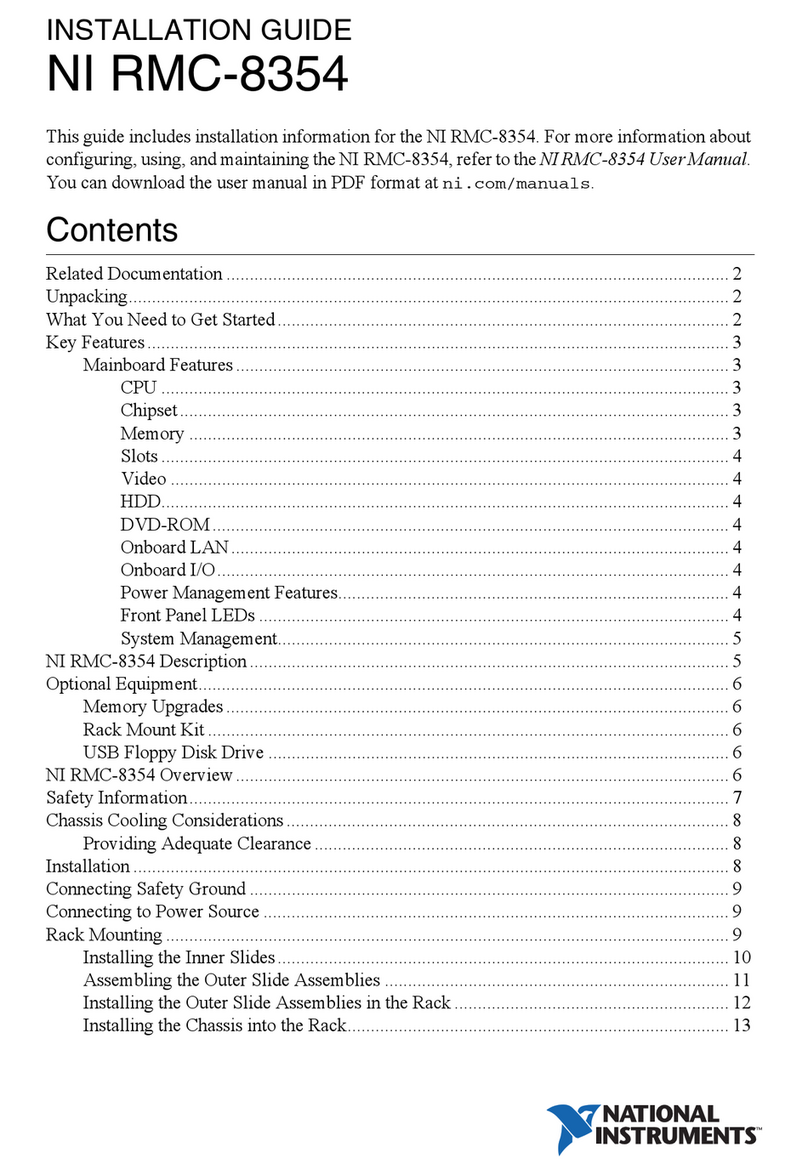 National Instruments RMC-8354 User manual
