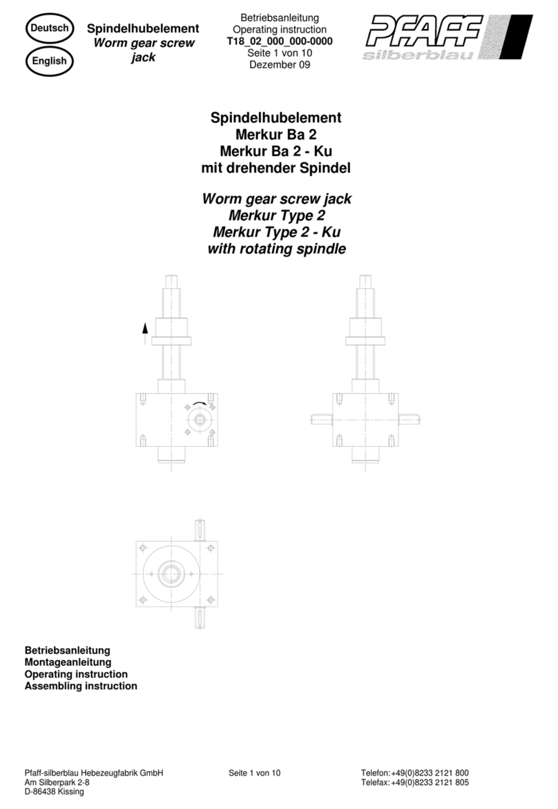 Pfaff Merkur M0 Operating	 instruction