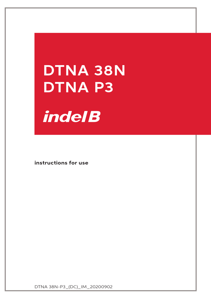 Indel B DTNA 38N User manual