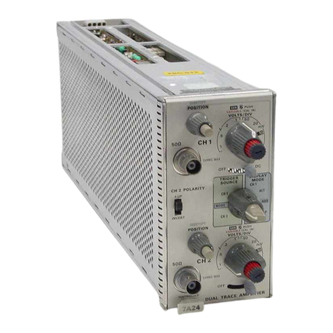 Tektronix 7A24 User manual Tektronix 7A24 User manual
