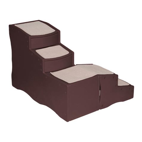 Pet Gear ON-THE-GO Pet EASY STEP BED STAIR instruction manual