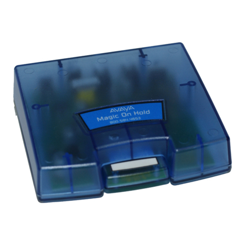 Avaya Magic On Hold Messager MP3 Operation manual