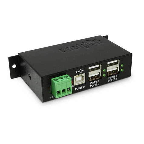 CoolGear USBG-4U2ML User manual