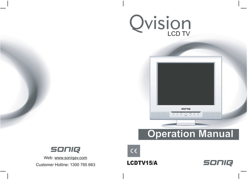 SONIQ Qvision LCDTV15/A User manual