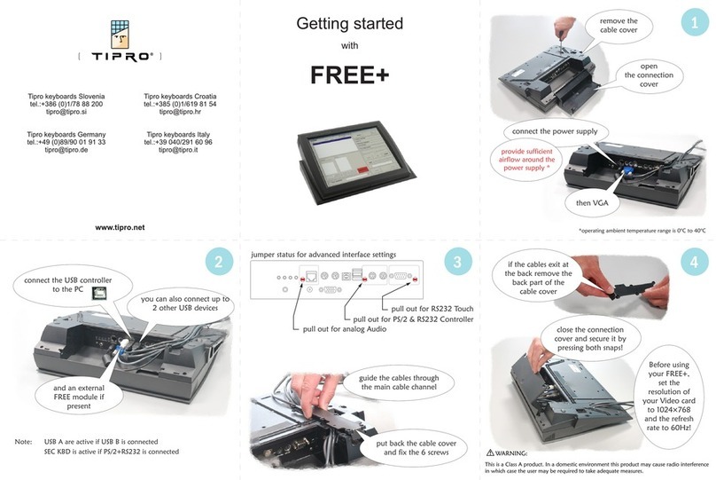Tipro FREE+ User manual