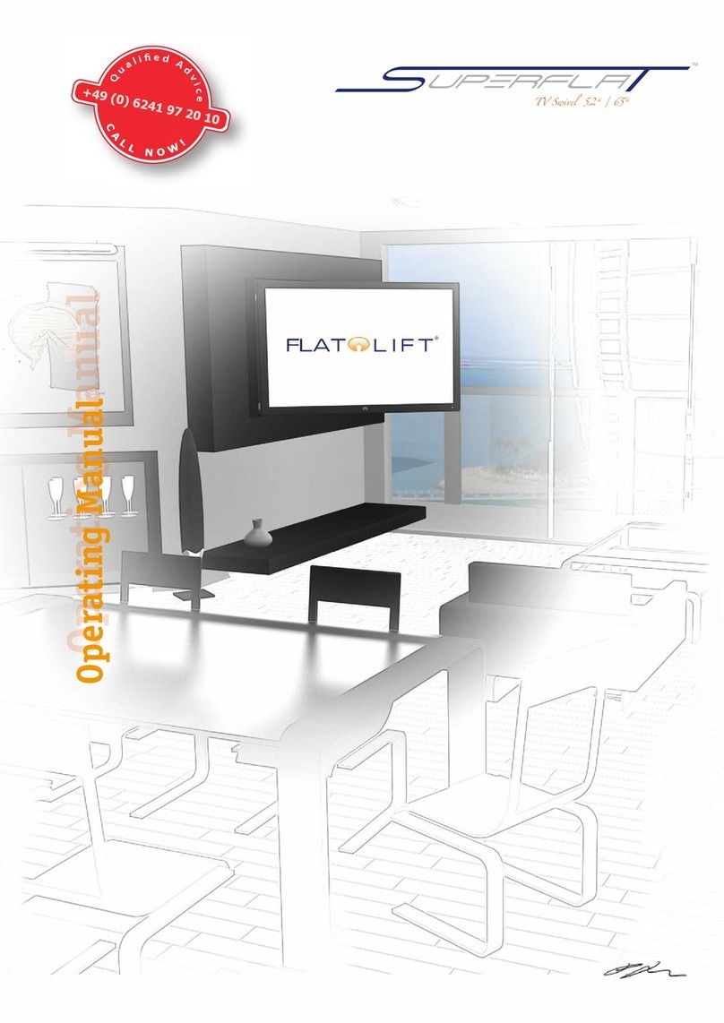 Cedia FLATLIFT SUPERFLAT operating manual
