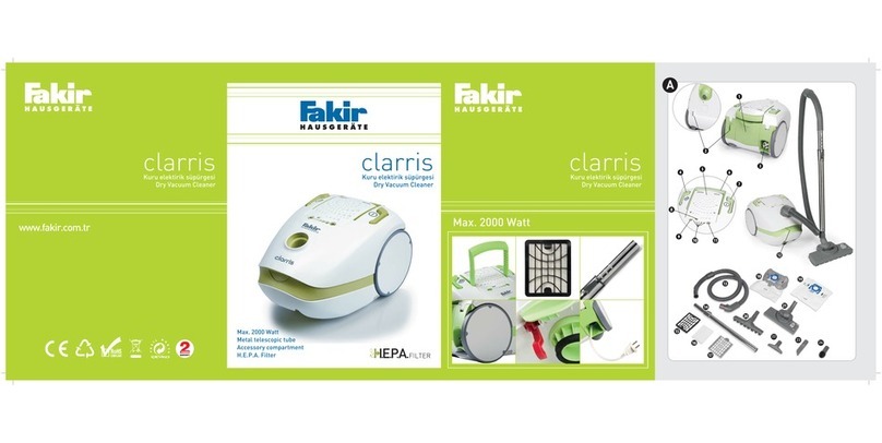 Fakir clarris instruction manual