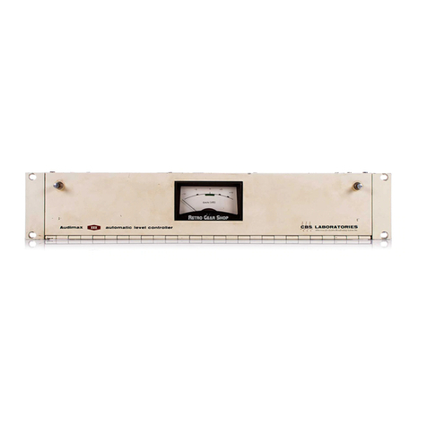 CBS AUDIMAX III Operating and maintenance instructions