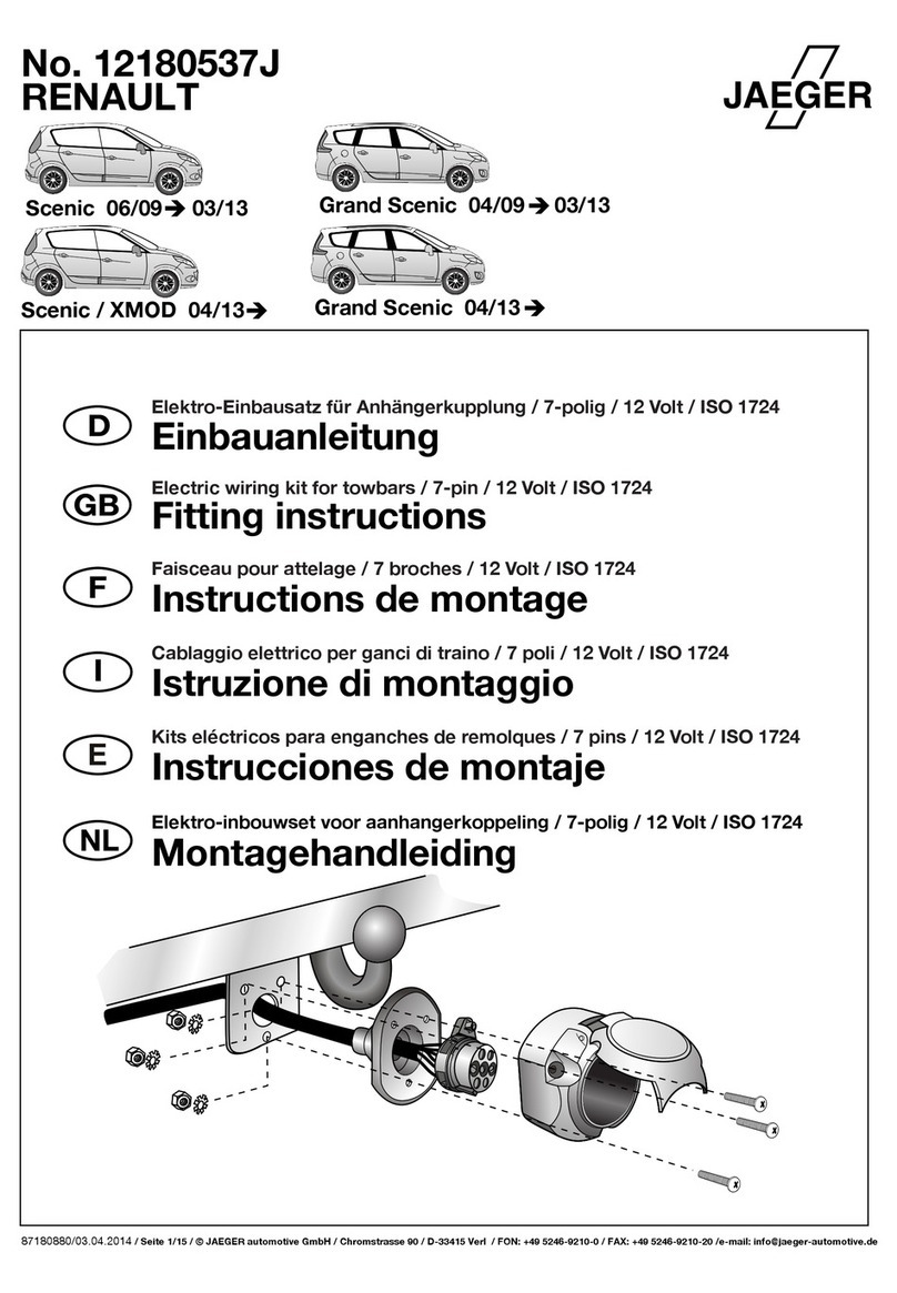 Jaeger 12180537J Fitting instructions