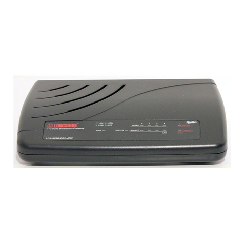 Longshine LCS-883R-DSL-4FN User manual Longshine LCS-883R-DSL-4FN User manual