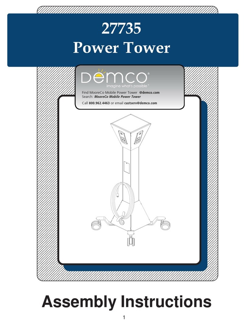 Demco Power Tower 27735 Assembly instructions