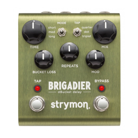 Strymon BRIGADIER dBucket Delay User manual