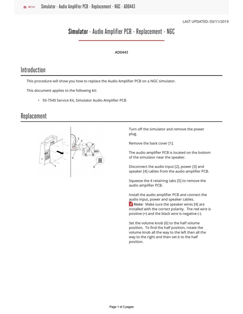 Haas Simulator AD0443 Use and care manual