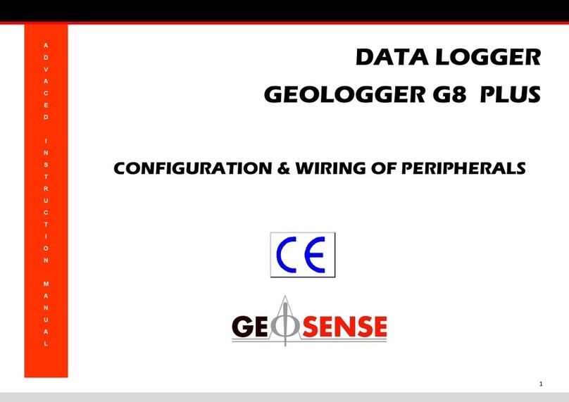 Geosense GEOLOGGER G8 PLUS Advanced instruction manual Geosense GEOLOGGER G8 PLUS Advanced instruction manual