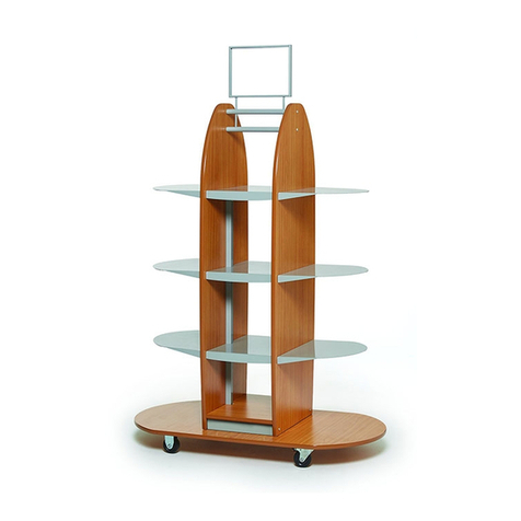 Demco Mobile4-Sided Display Assembly instructions