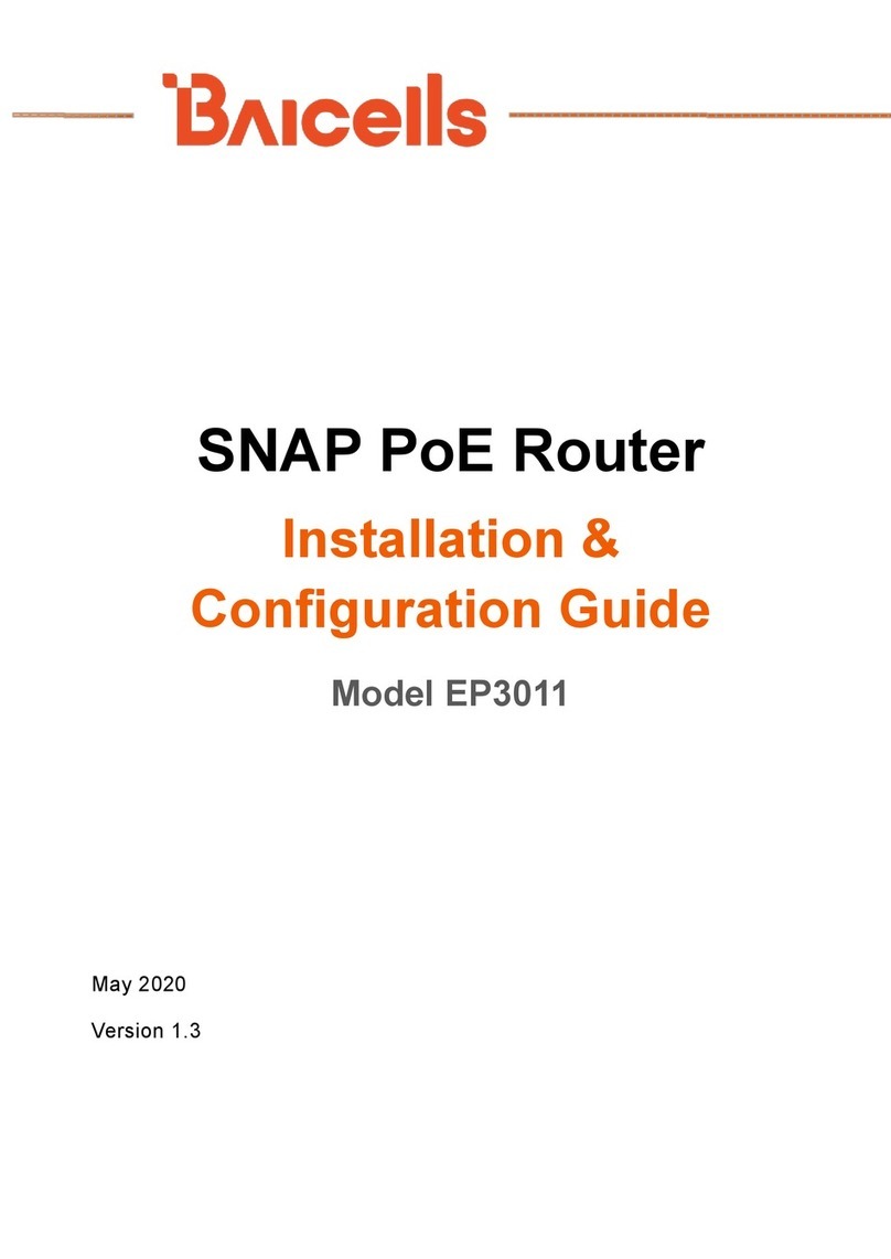 Baicells EP3011 Installation &  configuration guide