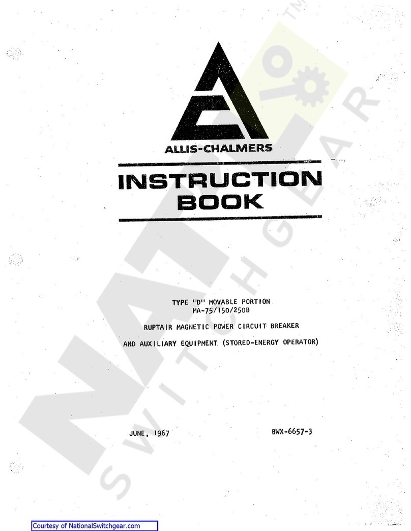 Allis-Chalmers MA-75B Instruction book