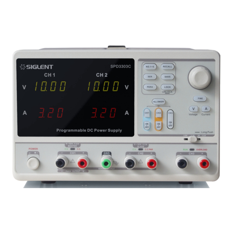 SIGLENT SPD3303C Series User manual