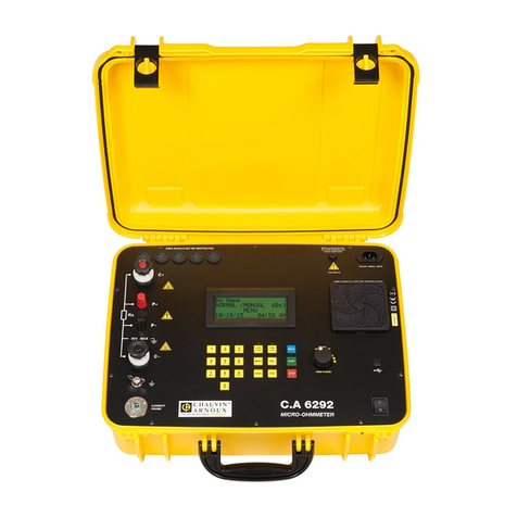 Chauvin Arnoux C.A 6292 manual