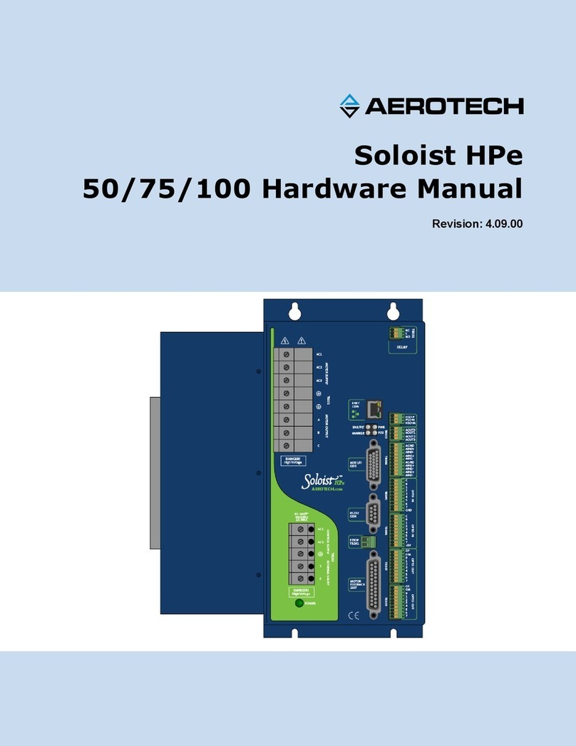 Aerotech Soloist HPe 50 User manual