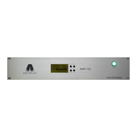Amb-OS Media AMR-100 User manual