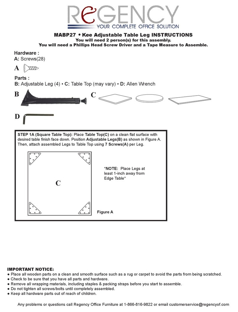 Regency MABP27 instructions