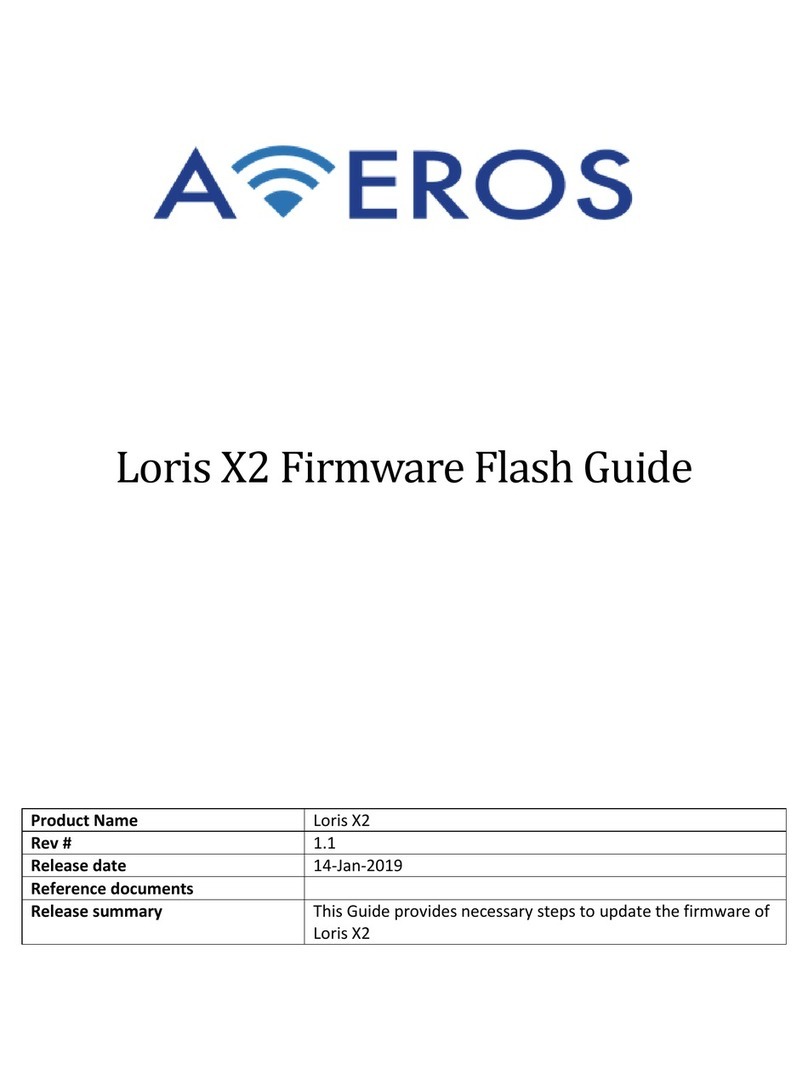 Aeros Loris X2 Firmware flash guide