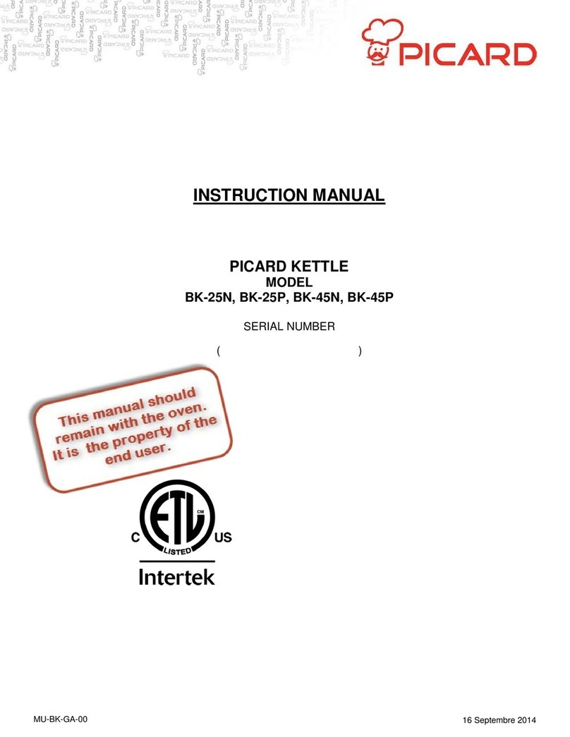 Picard BK-25N instruction manual