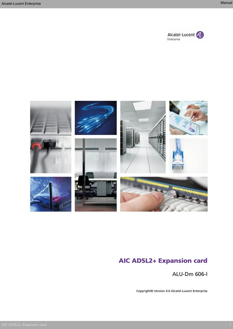 Alcatel-Lucent ALU-Dm 606-I manual