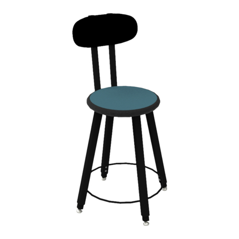 WB Mfg 4-Legged Stool User manual