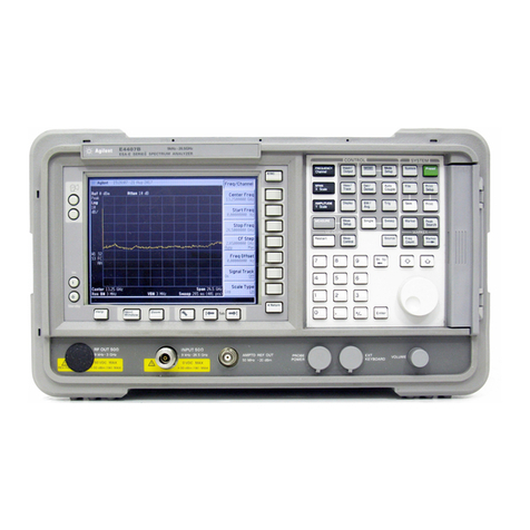 Agilent Technologies ESA-E E4407B Installation and operation manual