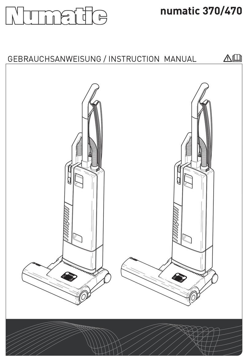 Numatic 370 User manual