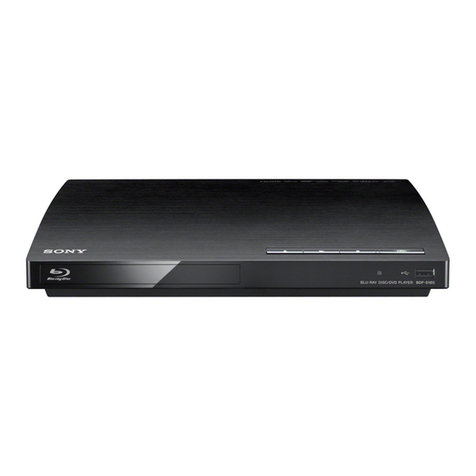 Sony BDP-S185 User manual Sony BDP-S185 User manual