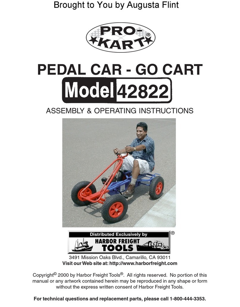 PRO-KART 42822 Assembly & operating instructions