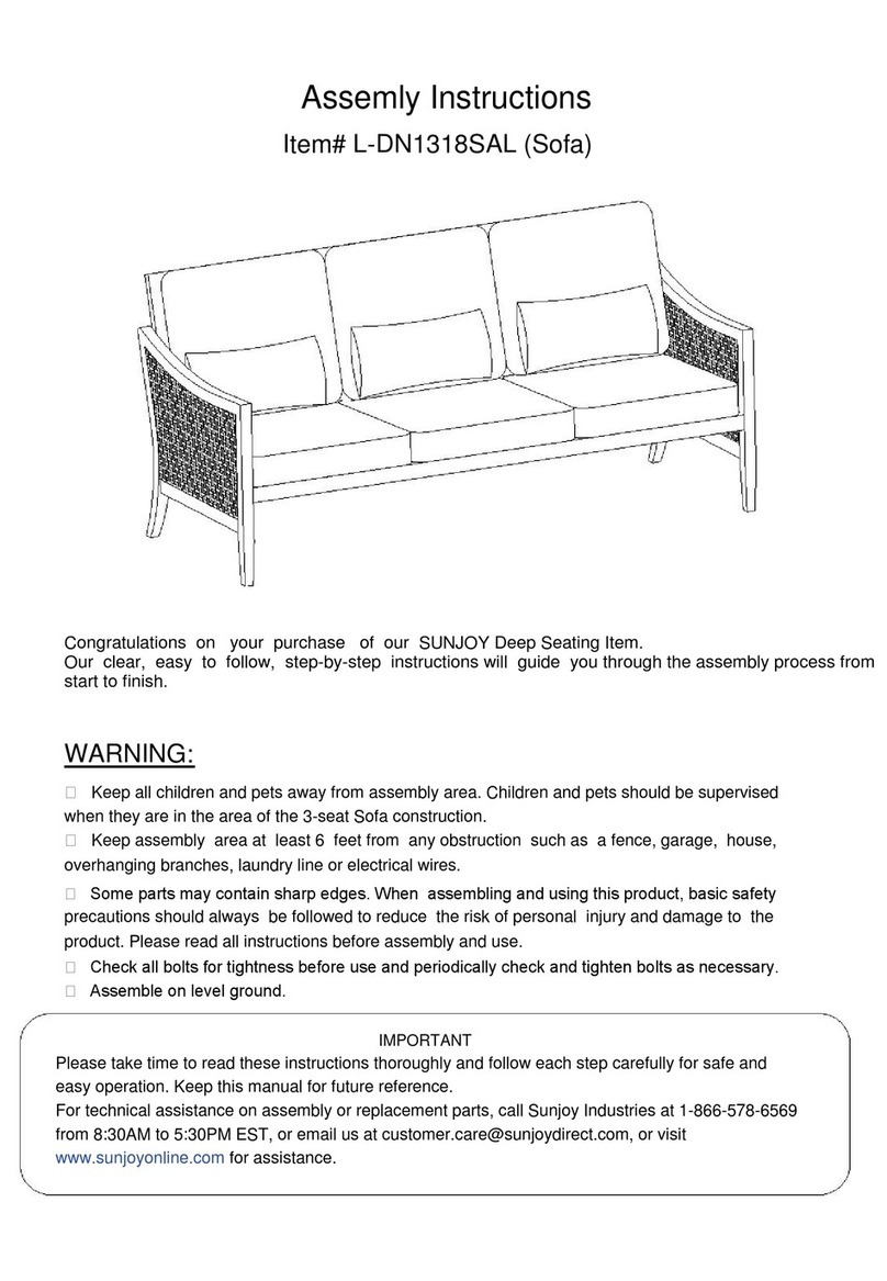 Sunjoy L-DN1318SAL User manual