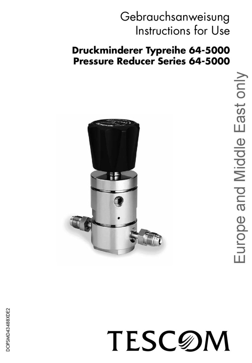 Tescom 64-5000 Series Instructions for use