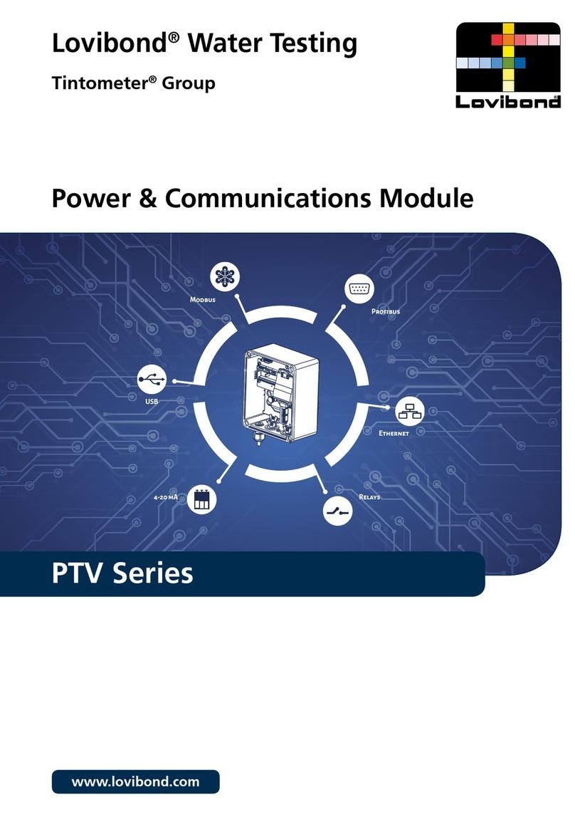 Lovibond Tintometer PTV Series User manual