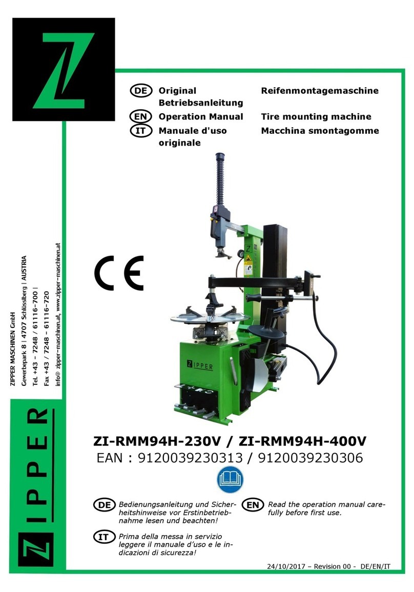 Zipper Mowers ZI-RMM94H-230V Operation manual