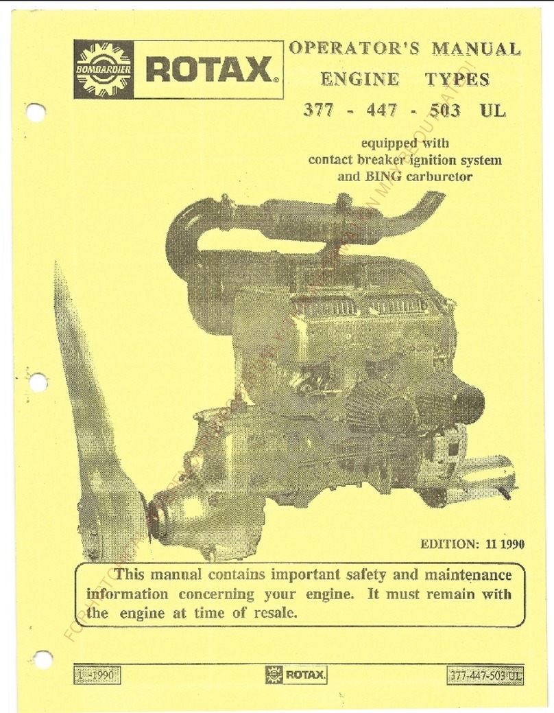 Bombardier-Rotax 377 UL Operator's manual